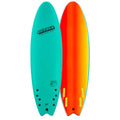 ODYSEA Skipper 6' Quad Soft Surfboard - Emerald