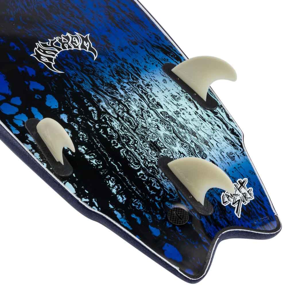 ODYSEA X Lost Round Nose Fish 5'11 Soft Surfboard - Midnight