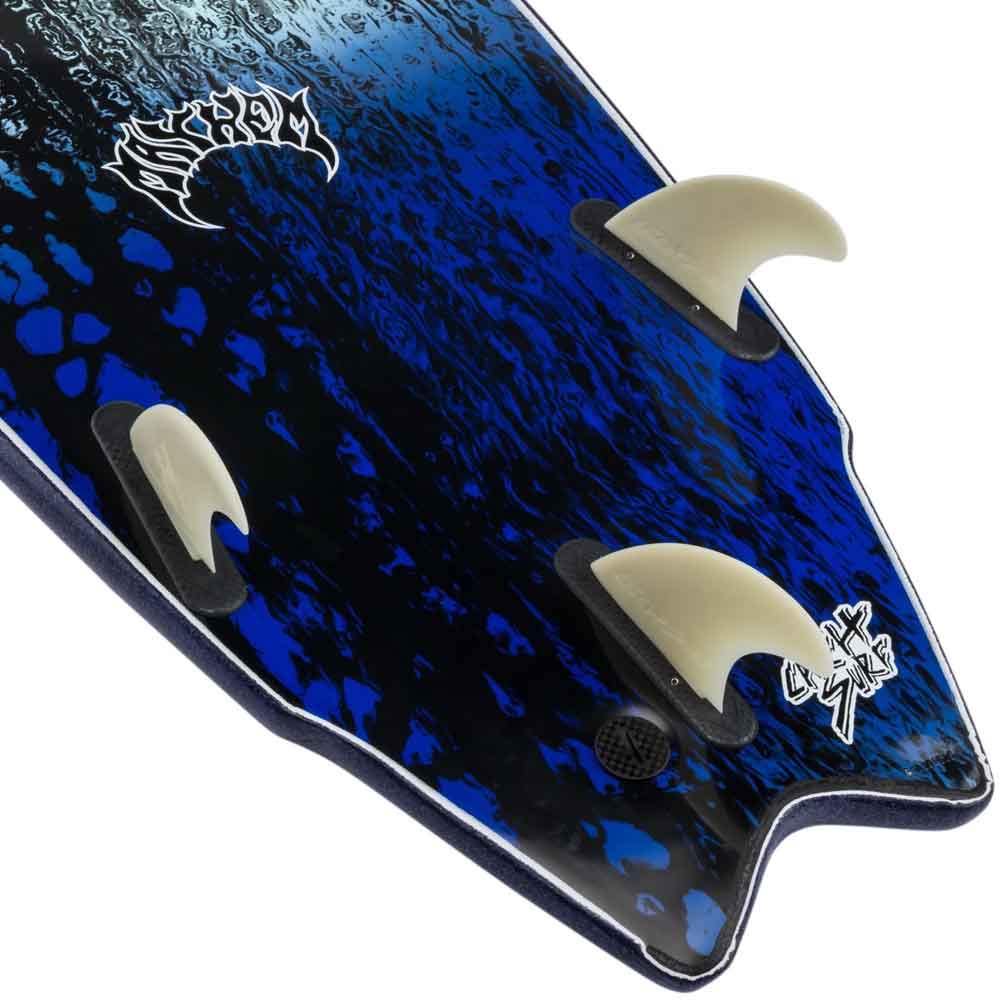 ODYSEA X Lost Round Nose Fish 6'5 Soft Surfboard - Midnight