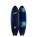 ODYSEA X Lost Round Nose Fish 6'5 Soft Surfboard - Midnight