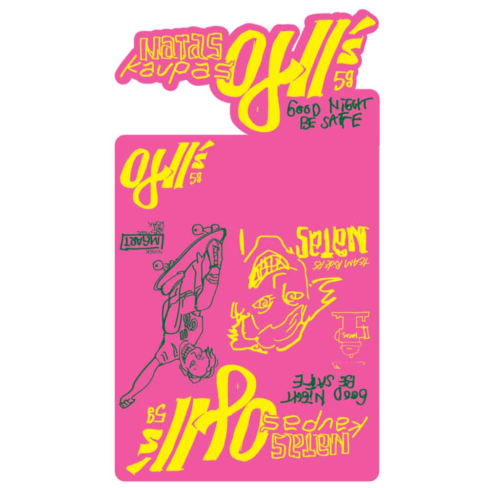 OJII's Natas Kaupas Neon Team Rider Wheels 95a