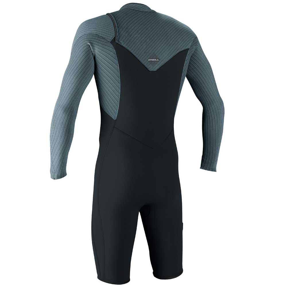 O'Neill Hyperfreak 2mm CZ Long Sleeve Shortie -Gunmetal/CadetBlue