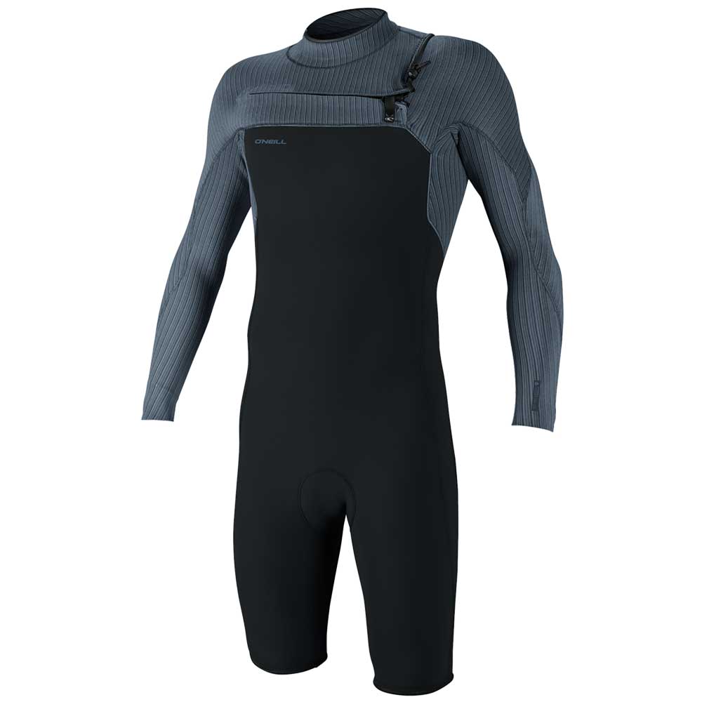 O'Neill Hyperfreak 2mm CZ Long Sleeve Shortie -Gunmetal/CadetBlue