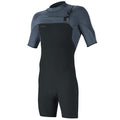O'Neill Hyperfreak 2mm Chest Zip Shortie  - Gunmetal/Cadet Blue