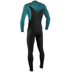 O'Neill Hyperfreak 4/3+mm Chest Zip Wetsuit  - Black/Tidepool