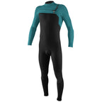 O'Neill Hyperfreak 4/3+mm Chest Zip Wetsuit  - Black/Tidepool