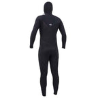 O'Neill Hyperfreak 4/3mm+ Chest Zip Hooded Wetsuit - Black