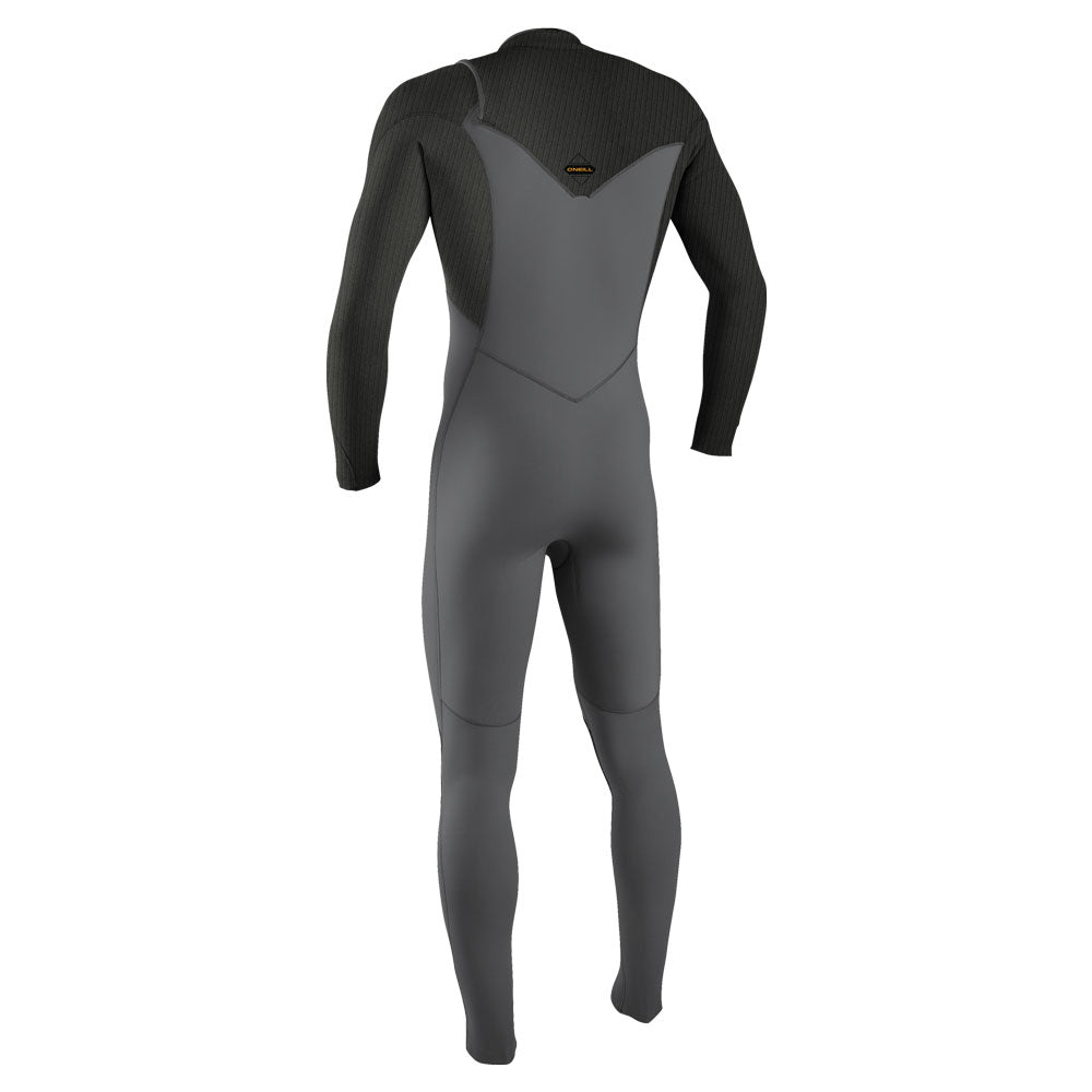 O'Neill Hyperfreak 5/4+mm Chest Zip Winter Wetsuit  - Raven/Black