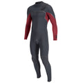 O'Neill Hyperfreak Fire 5/4+MM Chest Zip Winter Wetsuit -Black/Dark Red