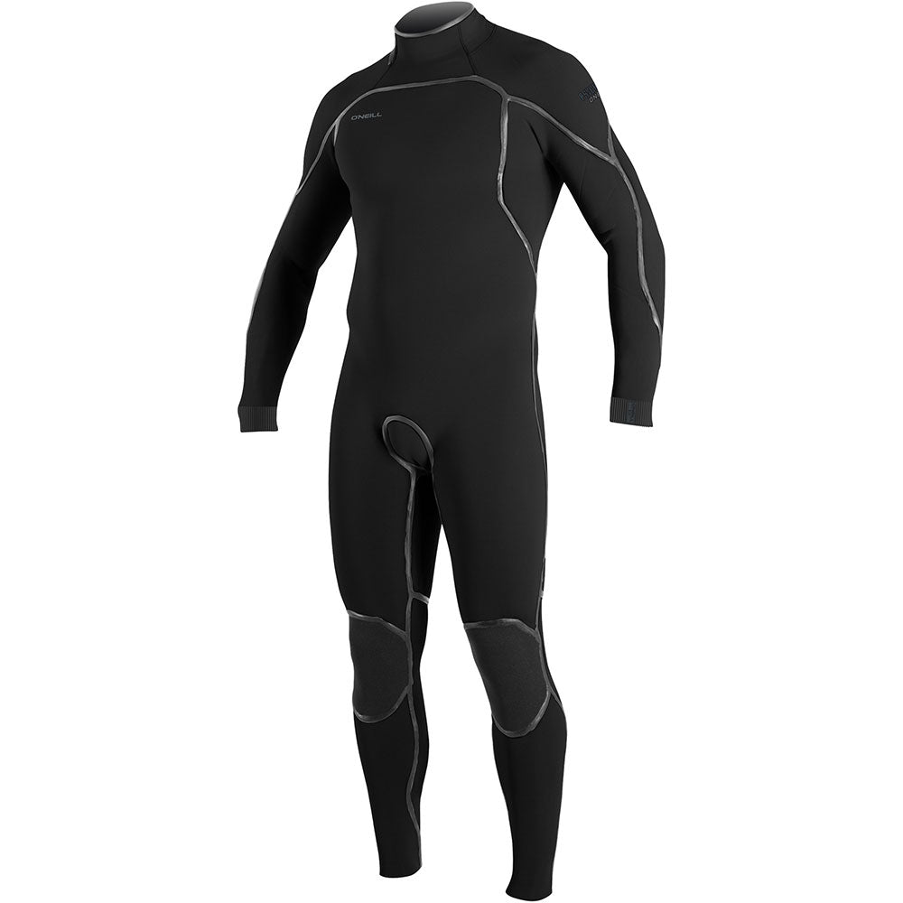 O'Neill Psycho One 5/4mm Back Zip Winter Wetsuit - Black/Black