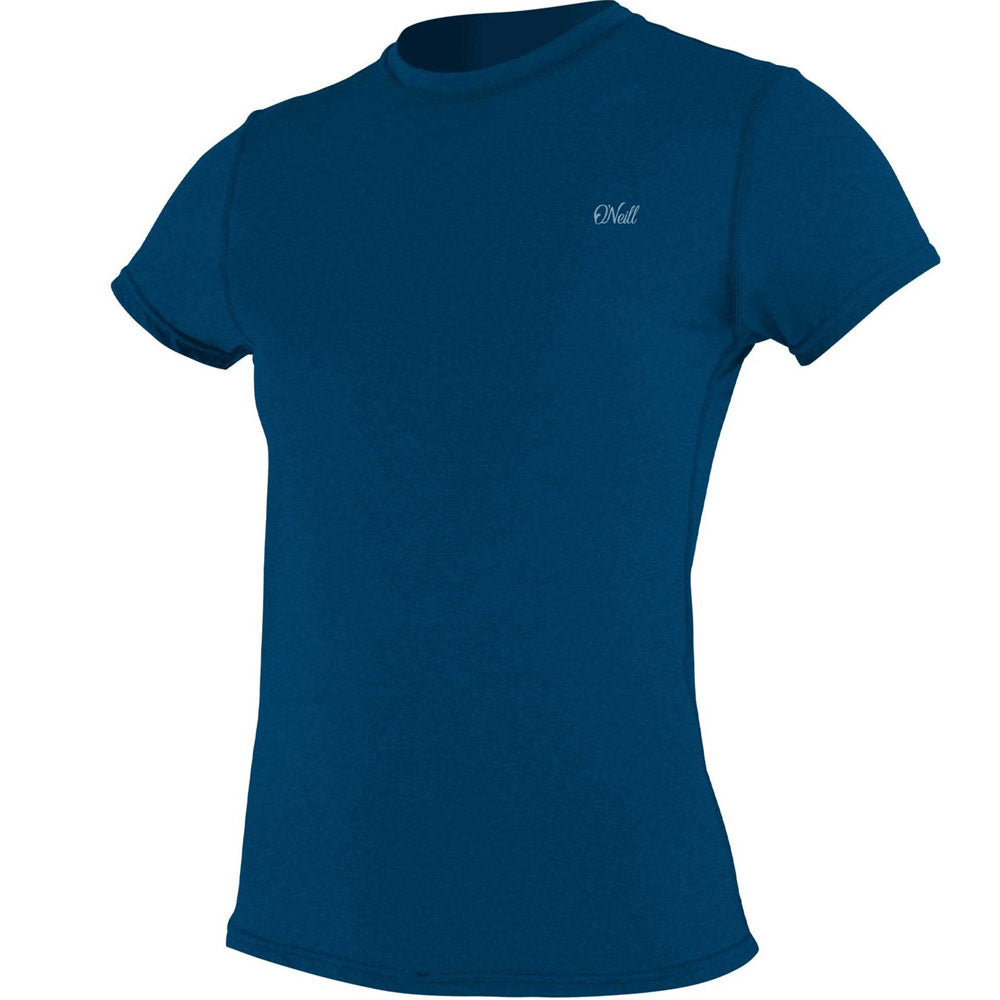 O'Neill Womens Blueprint SS Rash Vest - Deep Sea