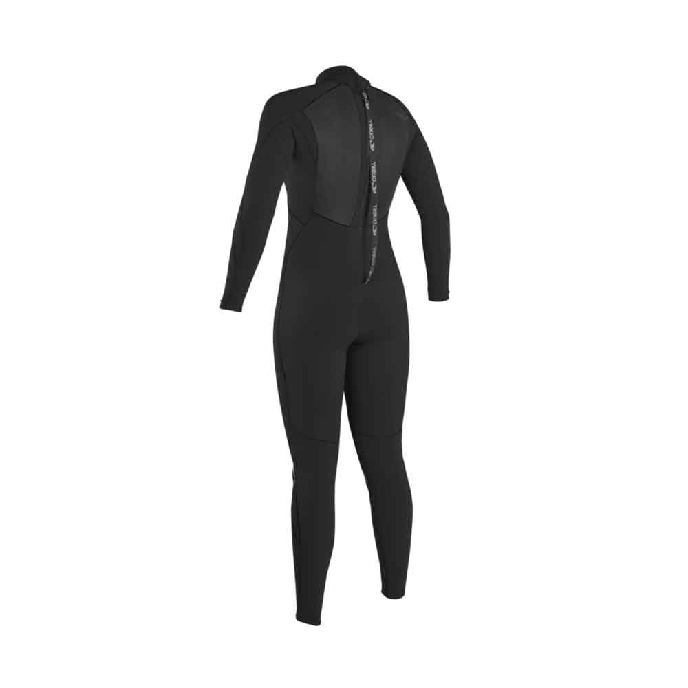 O'Neill Womens Epic 4/3mm Back Zip Wetsuit  - Black/Black/Black