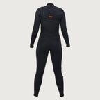 O'Neill Womens Hyperfreak 3/2mm+ Chest Zip Wetsuit  - Black/Black