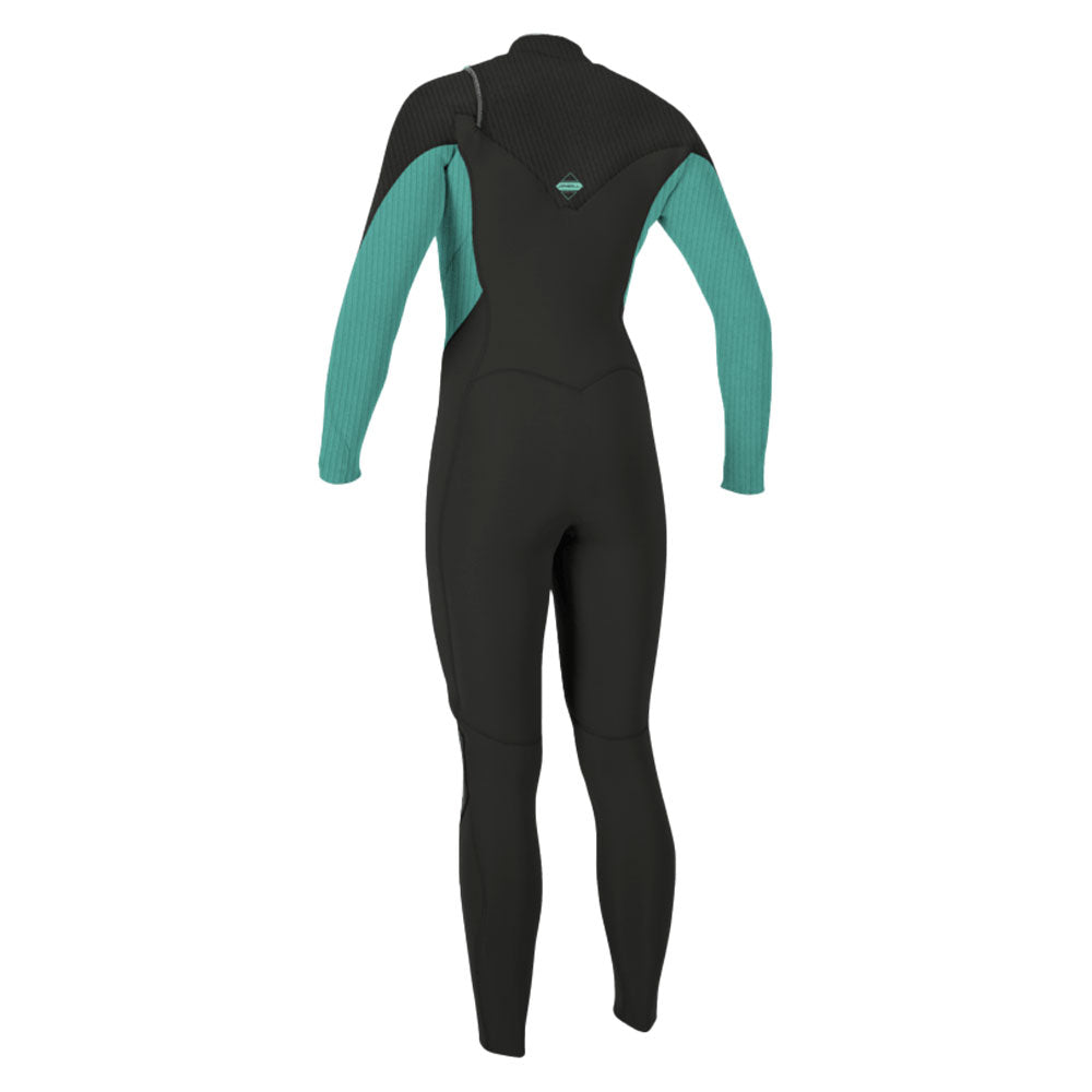 O'Neill Womens Hyperfreak 3/2+mm CZ Summer Wetsuit - Raven/Opal