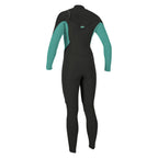 O'Neill Womens Hyperfreak 3/2+mm CZ Summer Wetsuit - Raven/Opal