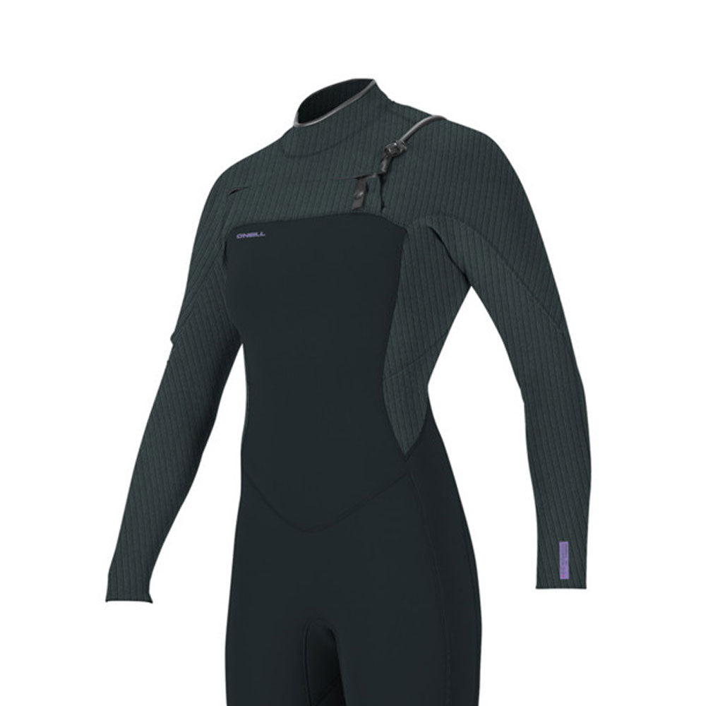 O'Neill Womens Hyperfreak 3/2+mm CZ Wetsuit  - Gunmetal/Gunmetal
