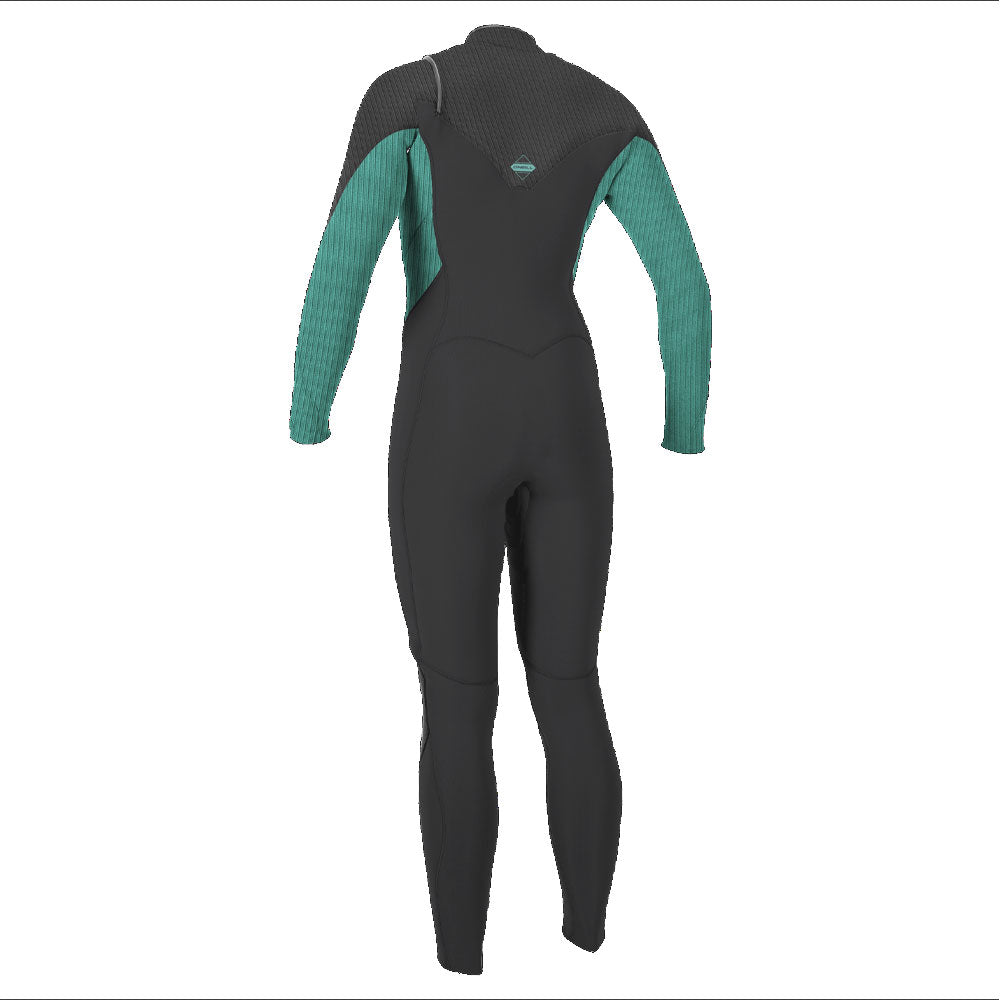O'Neill Womens Hyperfreak 5/4+mm CZ Winter Wetsuit -Raven/Bristol
