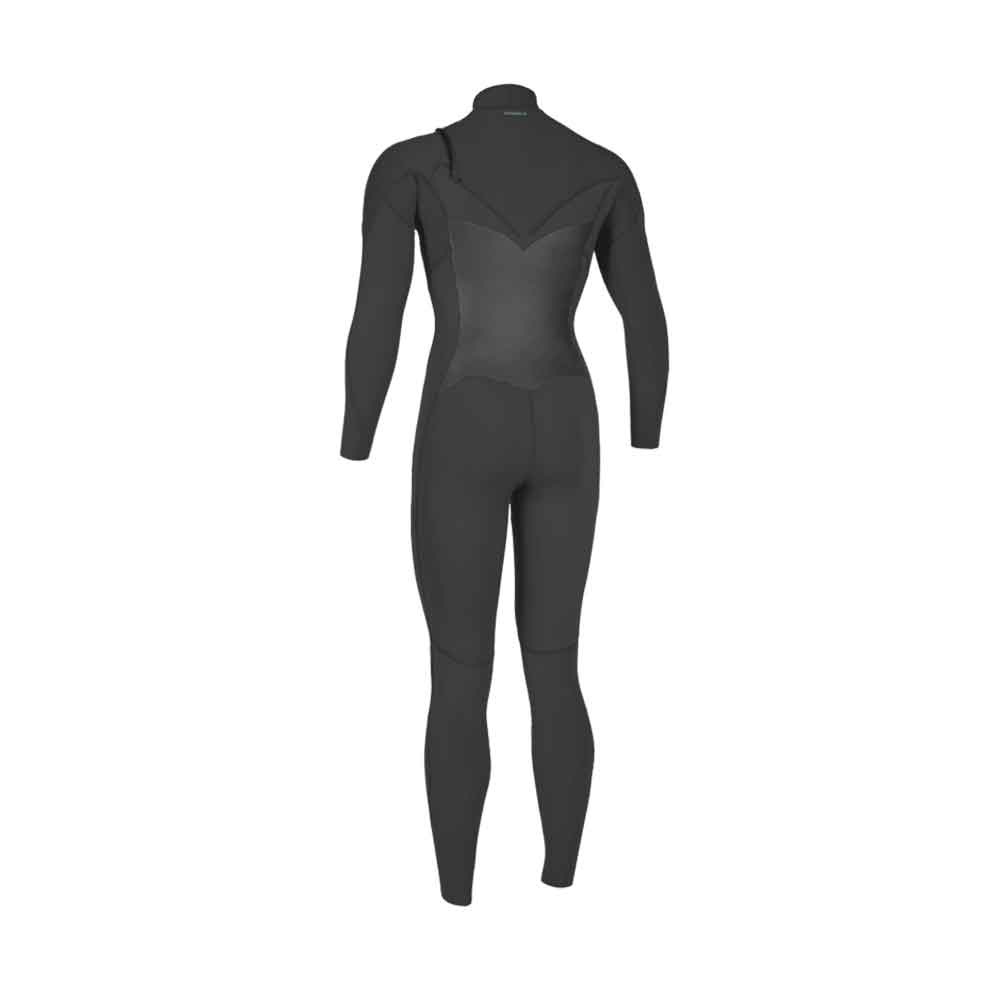 O'Neill Womens Ninja 5/4mm Chest Zip Winter Wetsuit  -Black/Black