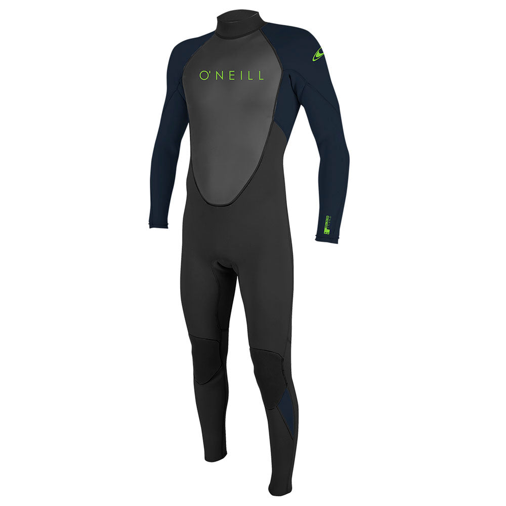 O'Neill Youth Reactor 2 3/2 Back Zip Full Wetsuit  - Black/Slate