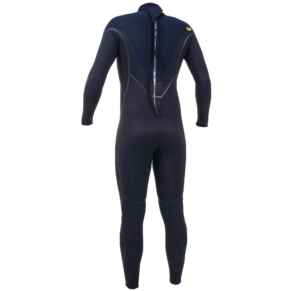 O'Neill Psycho One 3/2mm Back Zip Full Wetsuit  - Black/Abyss
