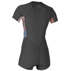 O'Neill Womens Bahia 2/1mm FZ Shortie  - Graphite/Desert Bloom