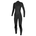 O'Neill Womens Epic 5/4mm Chest Zip Winter Wetsuit - Black/Black
