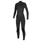 O'Neill Womens Epic 5/4mm Chest Zip Winter Wetsuit - Black/Black