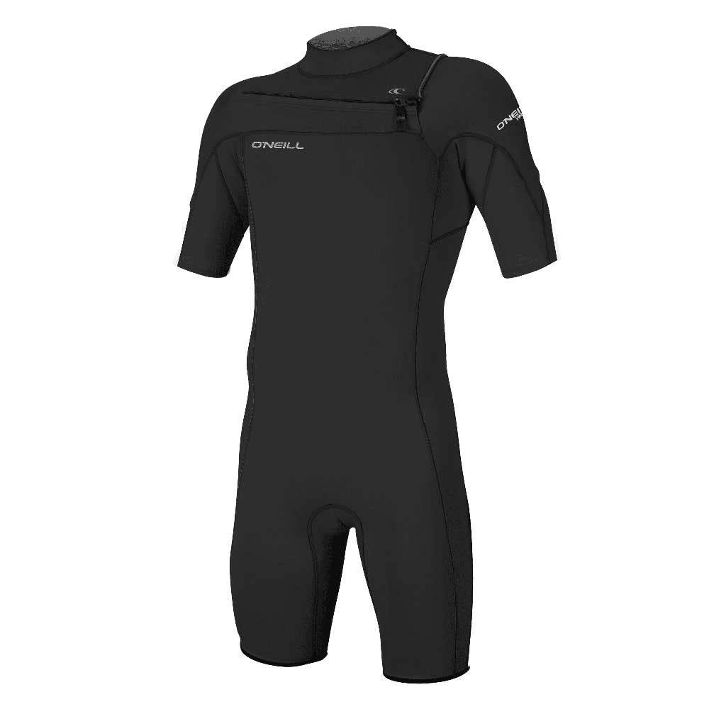 O'Neill Hammer 2mm Chest Zip Shortie Wetsuit - Black/Black/Black