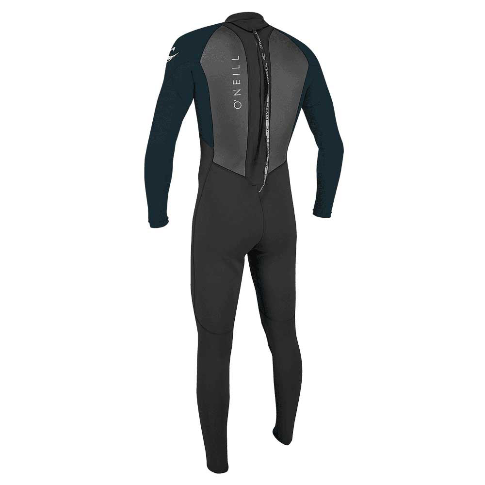 O'Neill Reactor-2 3/2mm Back Zip Full Wetsuit - Black/Abyss