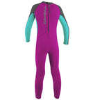 O'Neill Toddler Reactor2 2mm B/Z Wetsuit - Berry/Aqua/Graphite