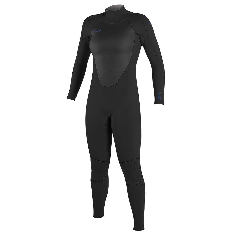 O'Neill Womens Epic 3/2mm BZ Full Wetsuit - Black/Black/Black