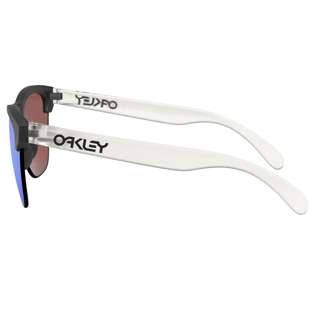 Oakley Frogskins Lite Matte Black/Sapphire Sunglasses