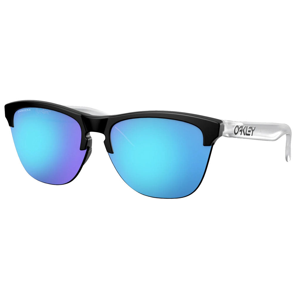 Oakley Frogskins Lite Matte Black/Sapphire Sunglasses