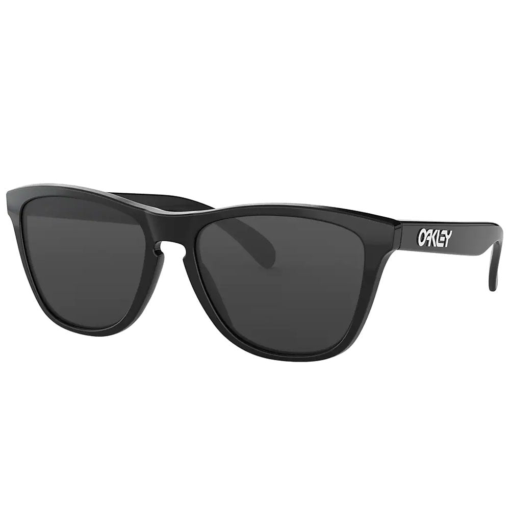 Oakley Frogskins Polished Black Sunglasses With Grey lens