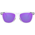 Oakley Frogskins - Polished Clear / Violet Prizm Iridium