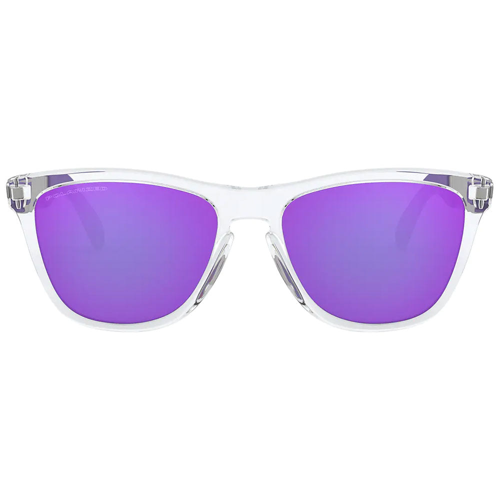 Oakley Frogskins - Polished Clear / Violet Prizm Iridium