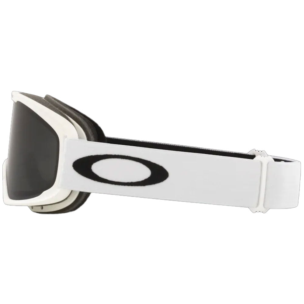 Oakley O Frame 2.0 Pro L Snow Goggles - White With Dark Grey Lens