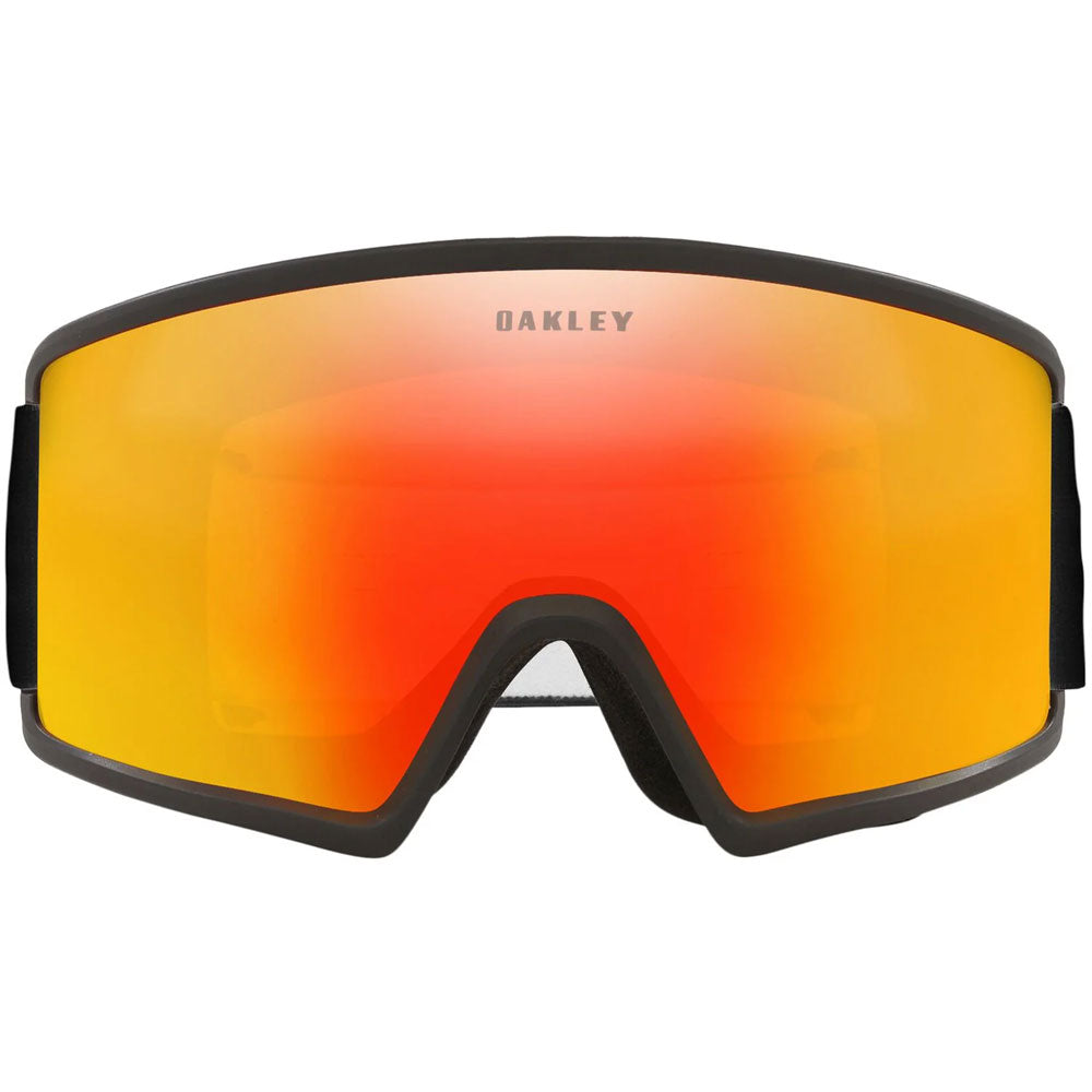 Oakley Target Line L Snow Goggles - Black With Fire Iridium Lens