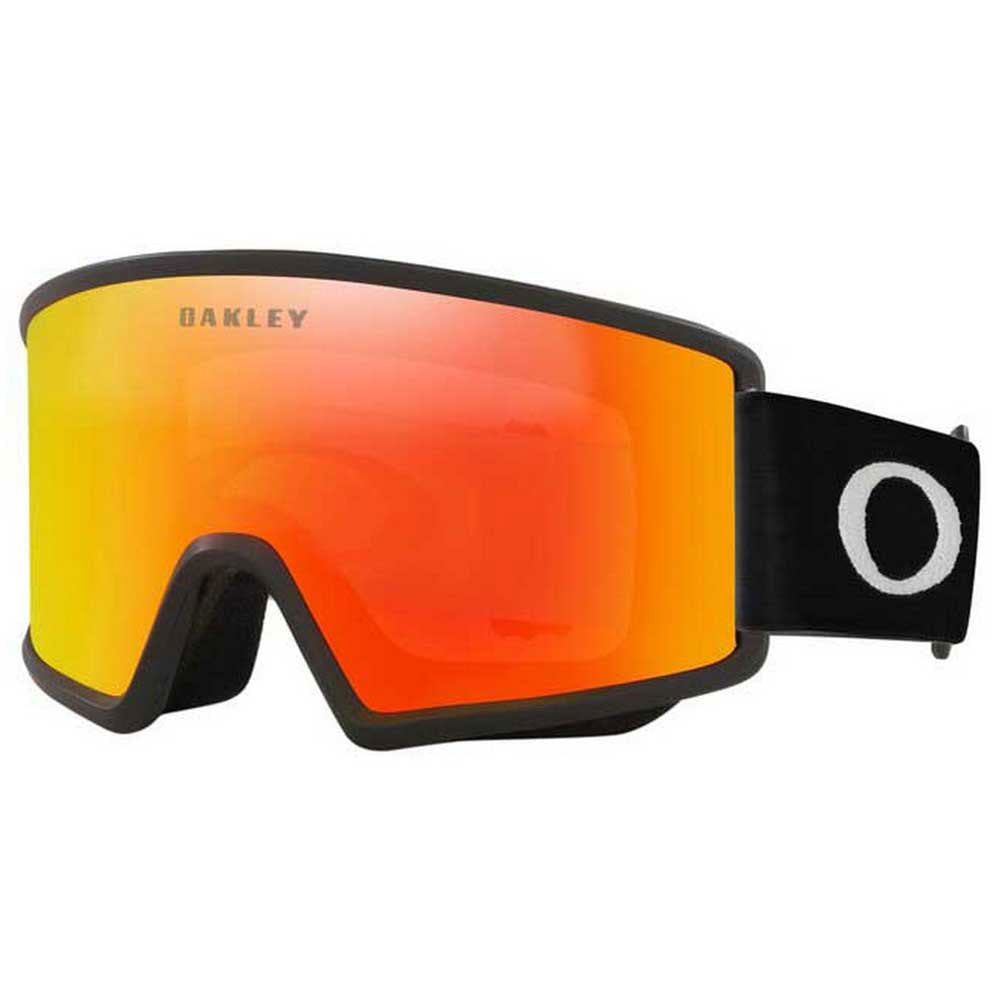 Oakley Target Line L Snow Goggles - Black With Fire Iridium Lens