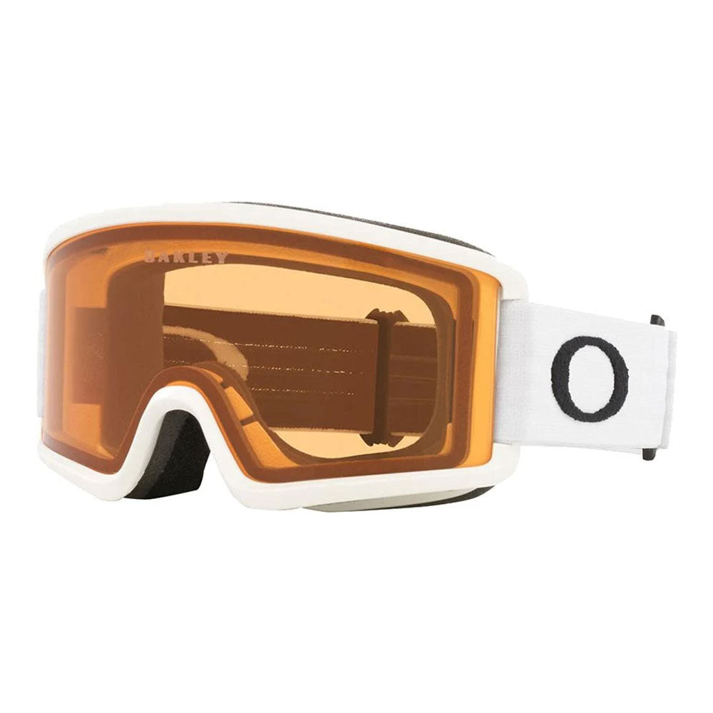 Oakley Target Line L Snow Goggles - Matte White With Persimmon