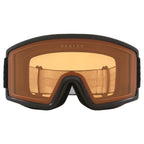 Oakley Target Line L Snow Goggles - Black With Persimmon Lens
