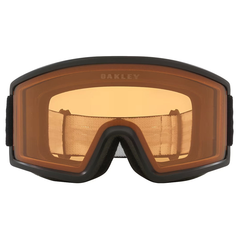 Oakley Target Line L Snow Goggles - Black With Persimmon Lens