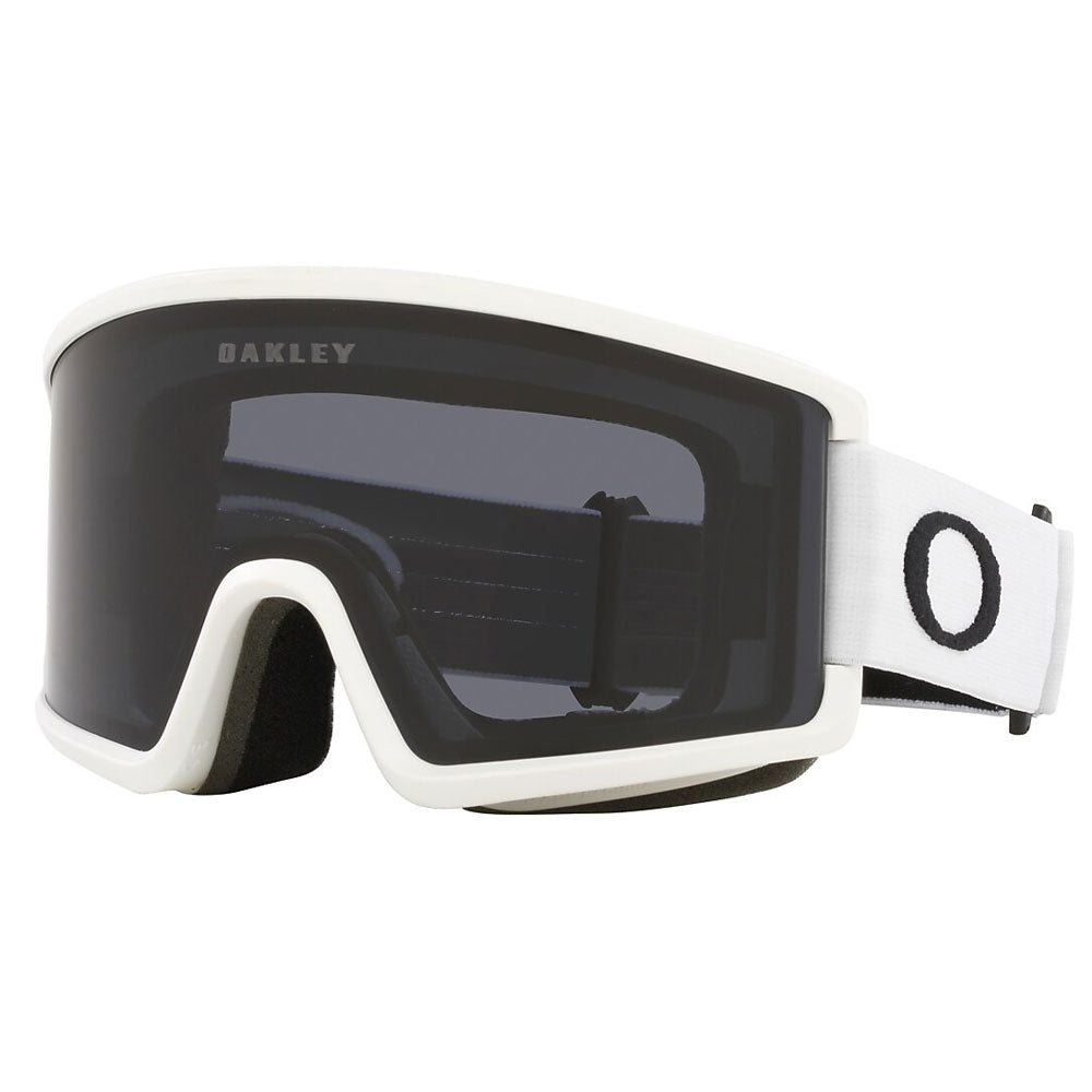 Oakley Target Line M Snow Goggles - White With Dark Grey Lens
