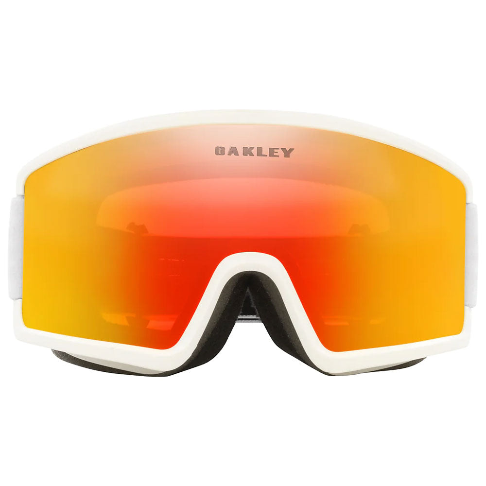 Oakley Target Line M Snow Goggles - White With Fire Iridium Lens