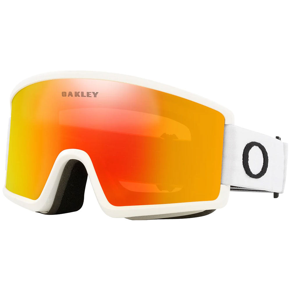 Oakley Target Line M Snow Goggles - White With Fire Iridium Lens