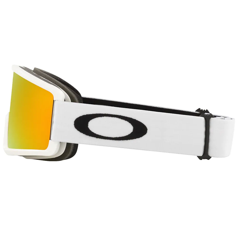Oakley Target Line M Snow Goggles - White With Fire Iridium Lens