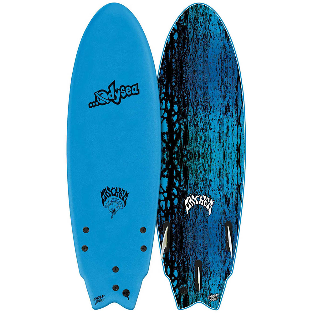 ODYSEA X LOST 5'11 Round Nose Fish Tri Soft Surfboard