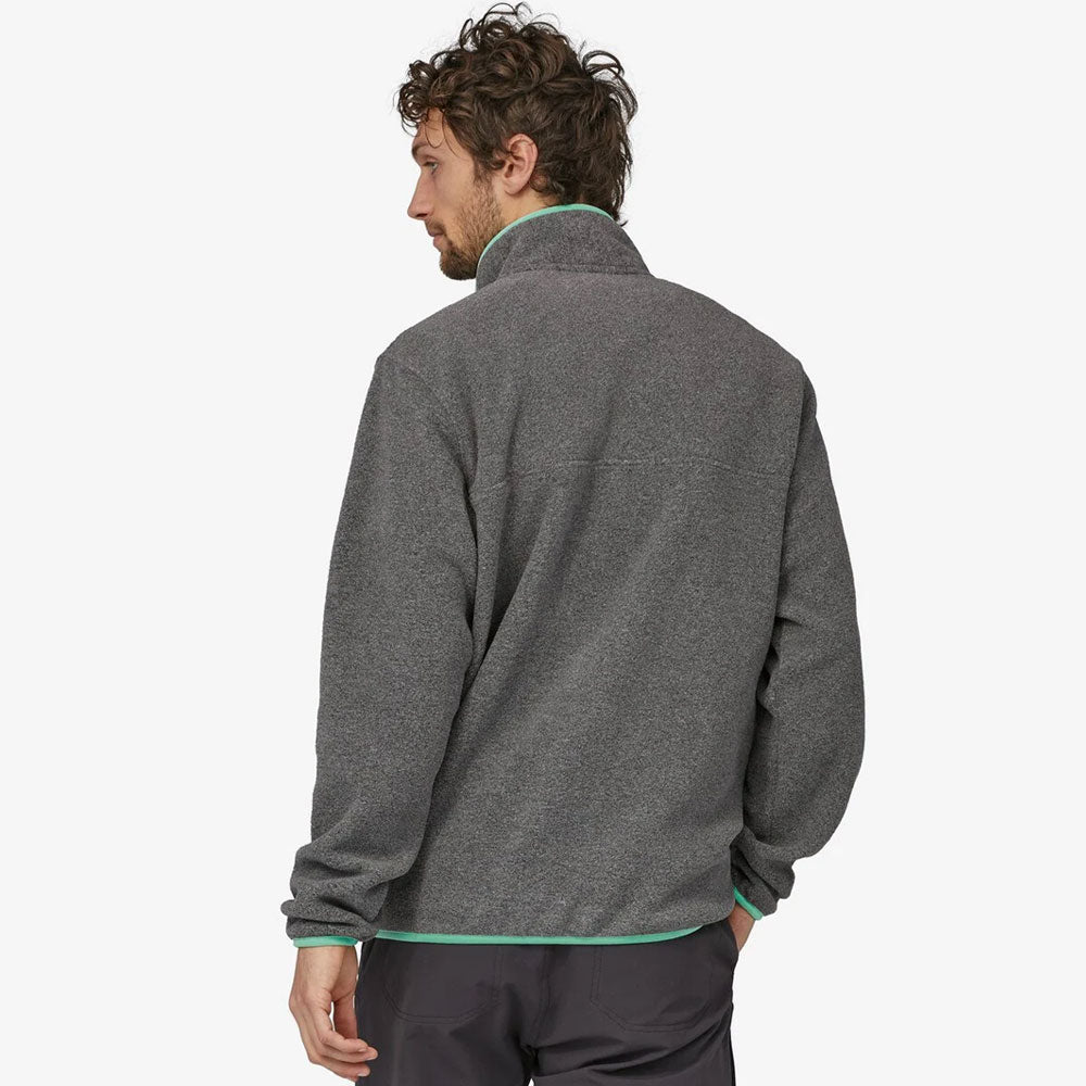 Patagonia Lightweight Synch Snap T Pullover - Nickel W/Early Teal