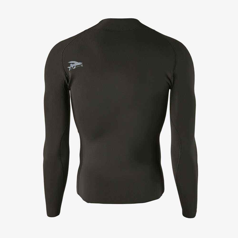 Patagonia R1 Lite Yulex Front Zip Top  - Black