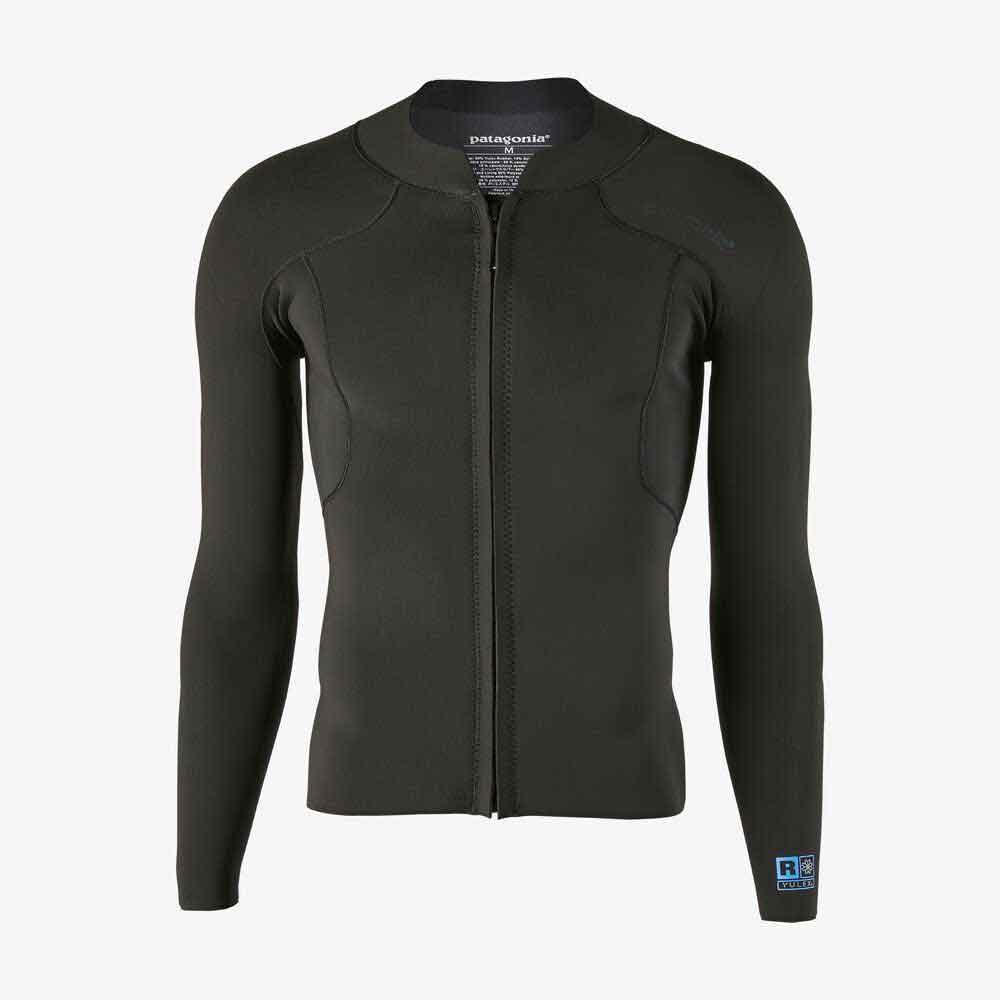 Patagonia R1 Lite Yulex Front Zip Top  - Black